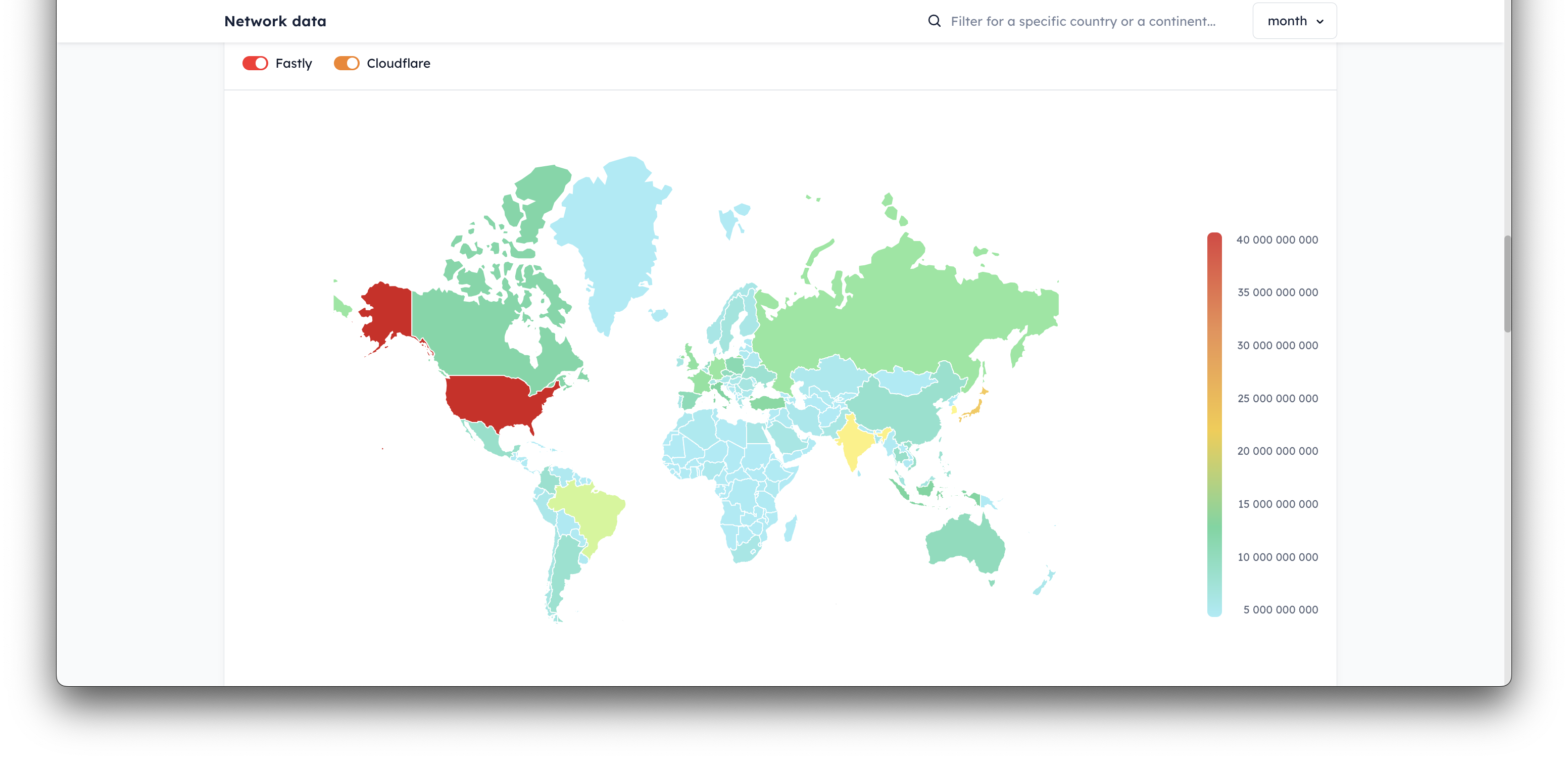jsDelivr Stats — screenshot 1